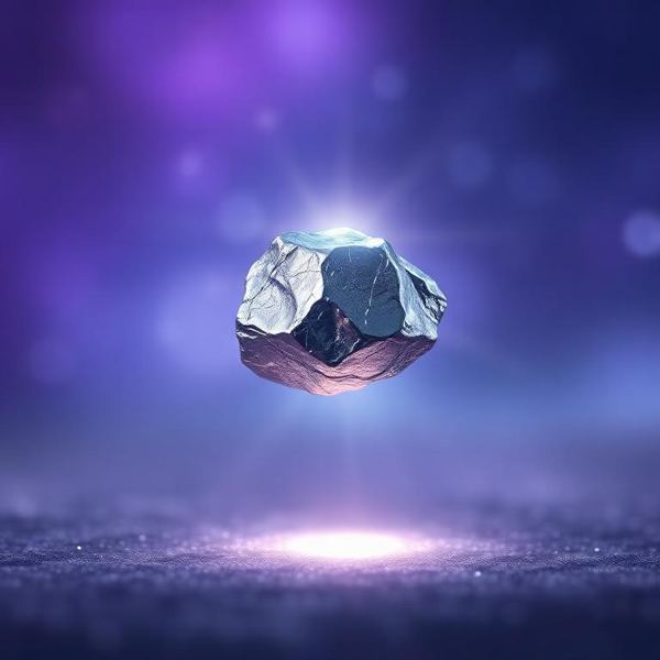 Hematite healing crystal — Metallic Silver