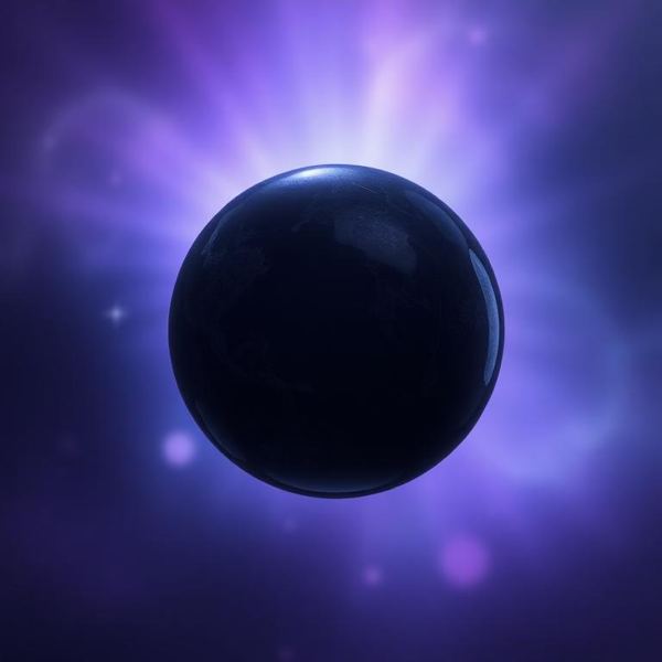 Black Obsidian healing crystal — Volcanic Black