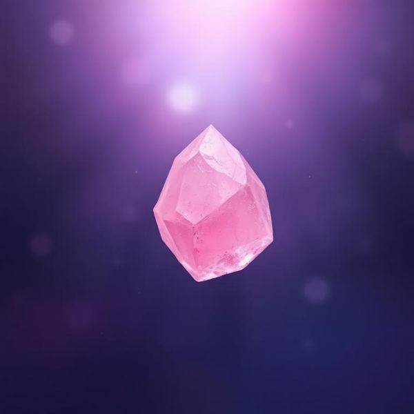 Rose Quartz healing crystal — Soft Pink